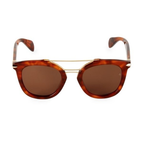rag & bone Accessories - NWOT Rag & Bone 50MM RNB1005/S Square Sunglasses in Brown tortoise OS